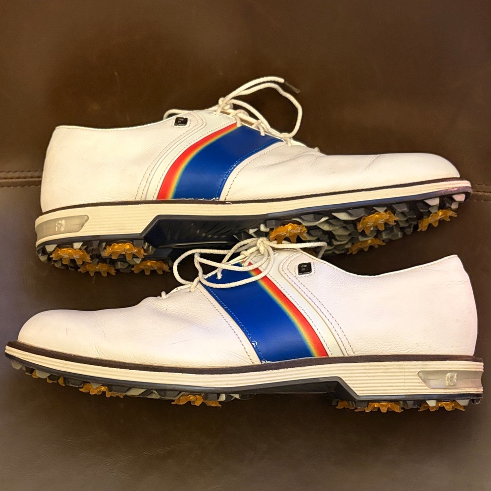 Rare Footjoy Premiere Packard Pacific Sunset 10M Golf Shoes